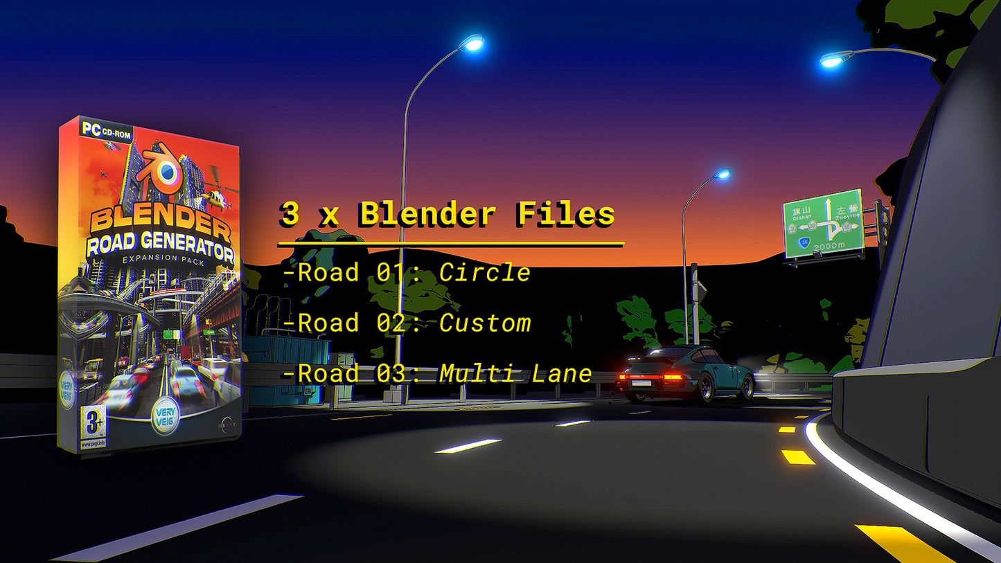 Blender Road Generator Pack